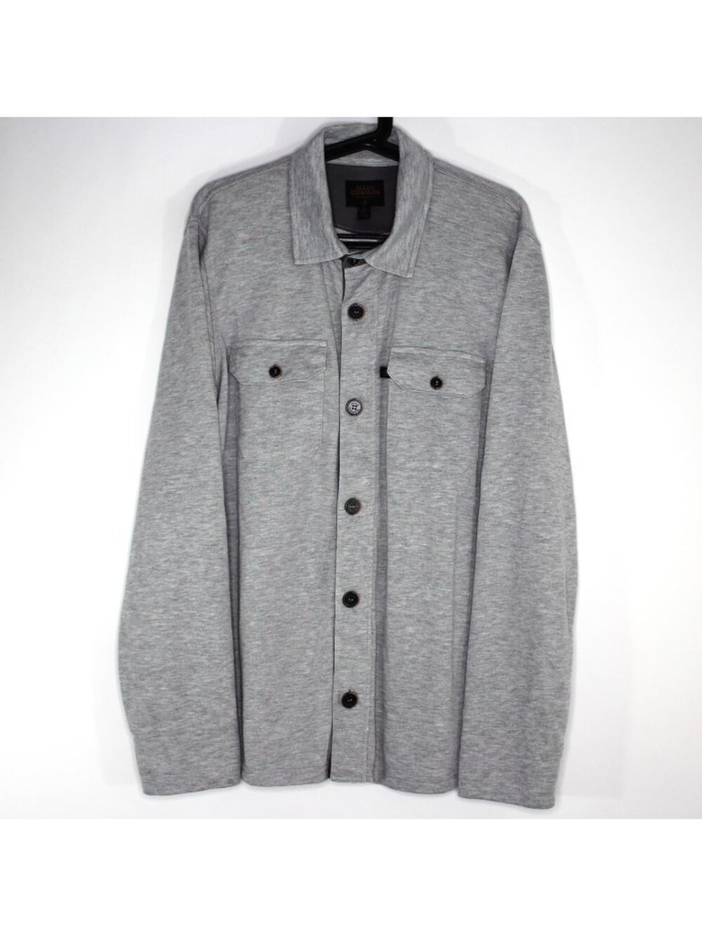 Allen Edmonds Mens Large Full Zip Button Up Shirt Jacket Shacket A1749